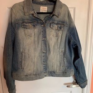 Torrid 2X Light Wash Denim Jacket